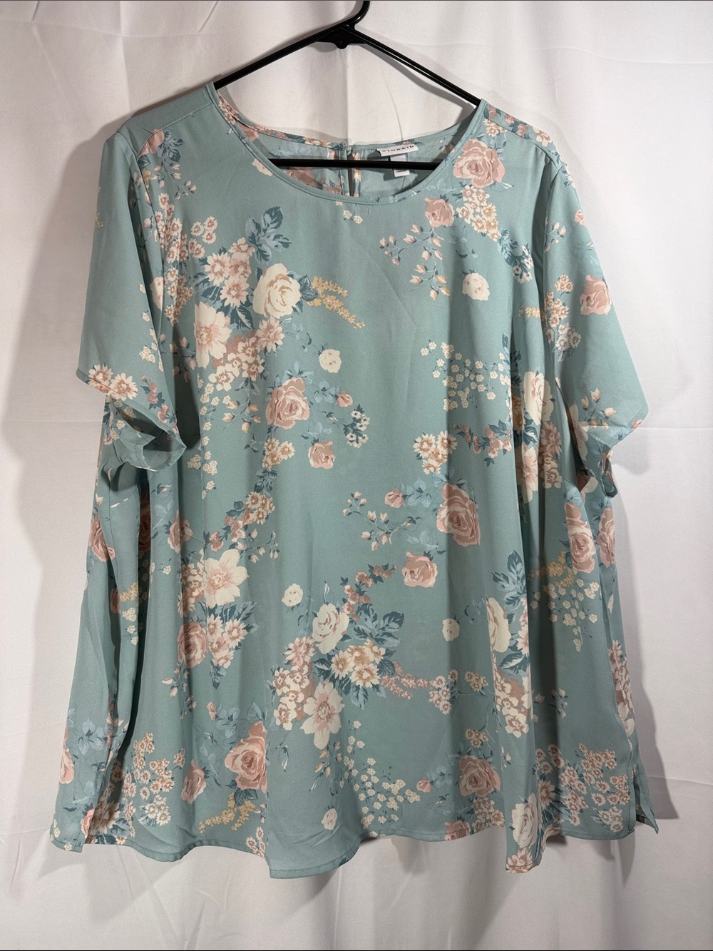 Torrid Abbey Georgette Short Sleeve Blouse Size 2X NWT